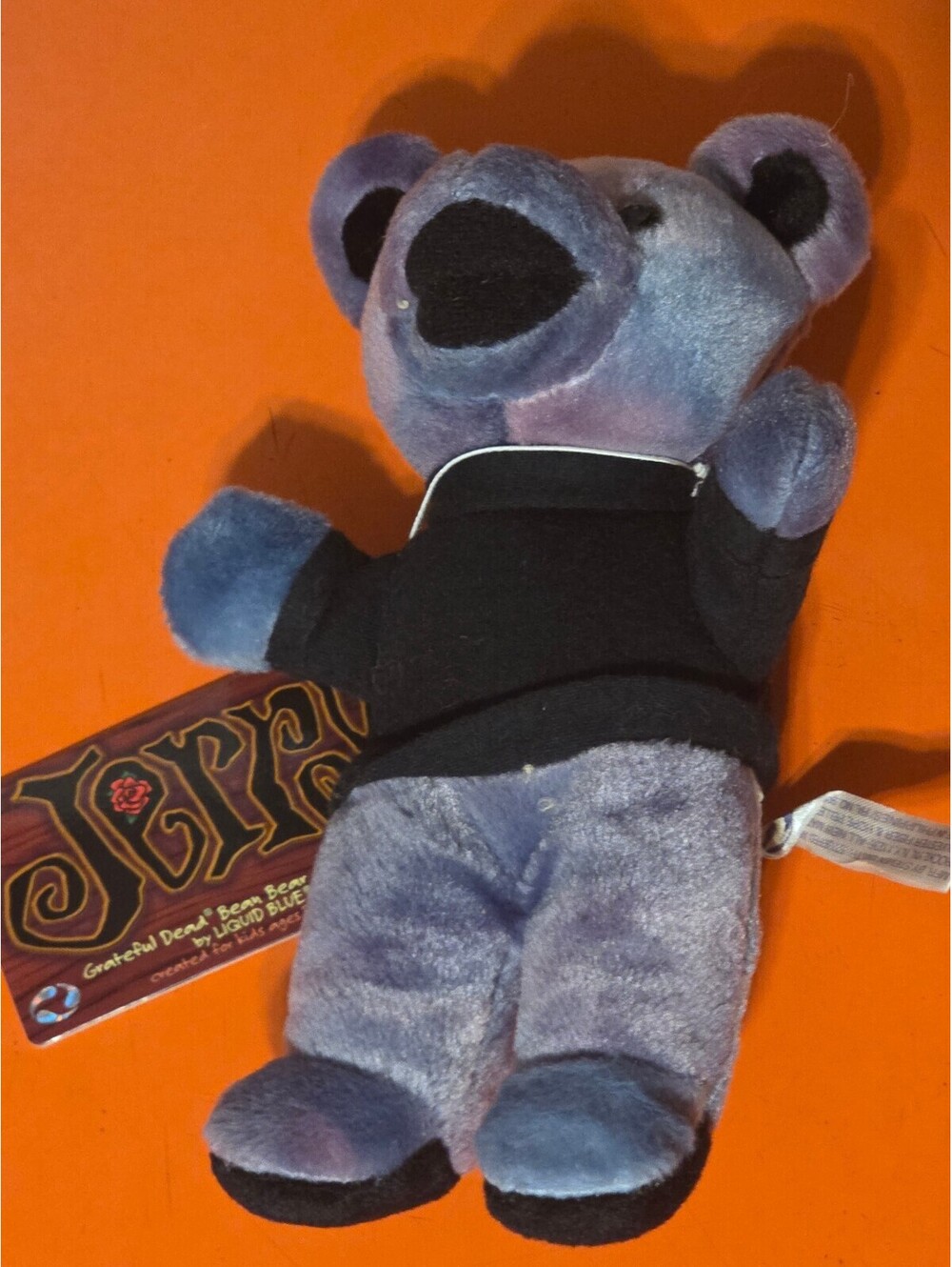 JERRY GARCIA BEAR - GRATEFUL DEAD 1998 SERIES 2 LIQUID BLUE